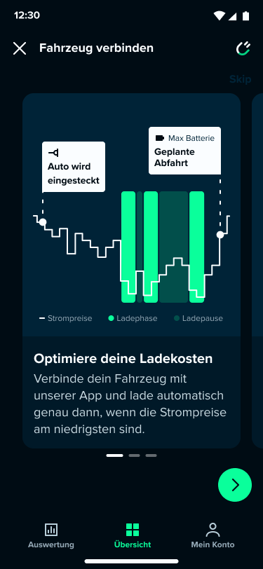 Smart Charging onboarding screen 1